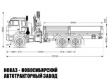Бортовой автомобиль КАМАЗ 43118 с манипулятором INMAN IM 150N до 6,1 тонны модели 3634 (фото 3)