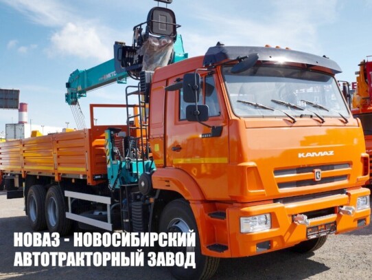 Бортовой автомобиль КАМАЗ 65115 с манипулятором HKTC HLC-7016 до 7 тонн (фото 1)