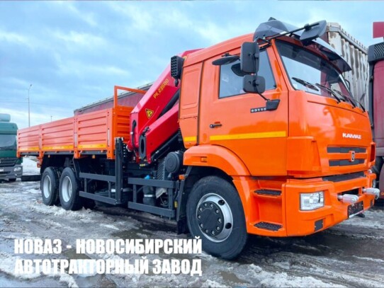 Бортовой автомобиль КАМАЗ 65115 с манипулятором Palfinger PK23500A до 6,1 тонны (фото 1)