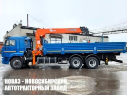Бортовой автомобиль КАМАЗ 65117‑3010‑48 с краном‑манипулятором Hangil HGC 756 до 7,5 тонны