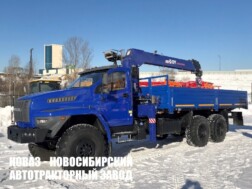 Бортовой автомобиль Урал NEXT 4320 с краном‑манипулятором DongYang SS1956 грузоподъёмностью 8 тонн