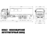 Грузопассажирский автомобиль вместимостью 14 мест на базе КАМАЗ 43118 модели 4454 (фото 2)