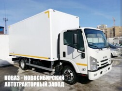 Изотермический фургон ISUZU NPR75LH грузоподъёмностью 3,8 тонны с кузовом 4150х2100х2100 мм