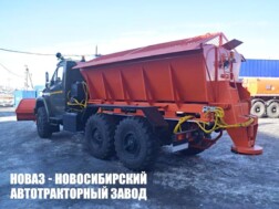 Комбинированная дорожная машина с бункером для песка на базе Урал NEXT 4320-6952-16Б31