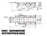 Полуприцеп контейнеровоз МАЗ 933060 грузоподъёмностью 22,8 тонны под контейнеры на 20 футов (фото 2)