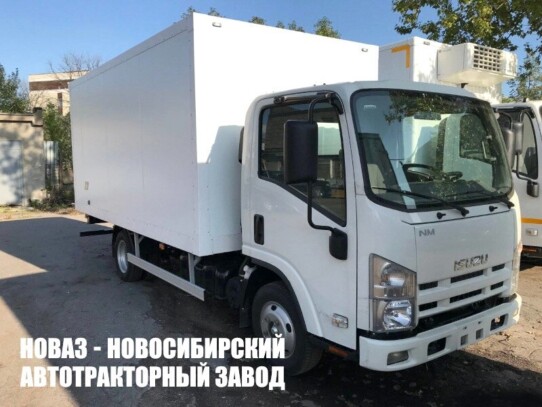 Промтоварный фургон ISUZU ELF 3.5 NMR85H грузоподъёмностью 0,8 тонны с кузовом 4600х2200х2200 мм (фото 1)