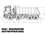 Самосвал КАМАЗ 65951-20002-94 грузоподъёмностью 32,4 тонны с кузовом 20 м³ (фото 4)
