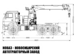 Седельный тягач КАМАЗ 43118 с манипулятором INMAN IT 200 до 7,2 тонны с буром и люлькой модели 4648 (фото 2)