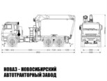 Седельный тягач КАМАЗ 43118 с манипулятором Kanglim KS1256G-II до 7 тонн модели 5422 (фото 3)