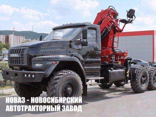 Седельный тягач Урал NEXT 44202 с манипулятором INMAN IM 150N до 6,1 тонны модели 8871 (фото 1)