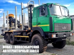 Лесовоз МАЗ 6317F9 с манипулятором МАЙМАН‑110S до 3,7 тонны