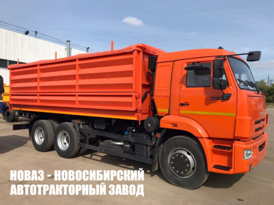 Зерновоз 659005 грузоподъёмностью 15,2 тонны с кузовом 20 м³ на базе КАМАЗ 65115-3052-48 (фото 1)