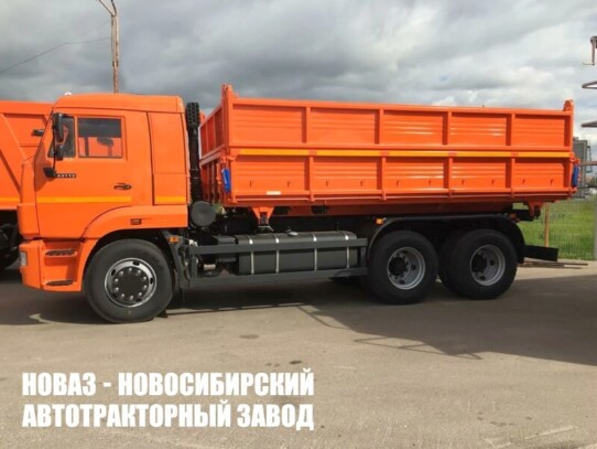 Зерновоз КАМАЗ 45143 грузоподъёмностью 15 тонн с кузовом 18 м³ на базе КАМАЗ 65115 (фото 1)