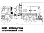 Ассенизатор объёмом 10 м³ на базе КАМАЗ 43118 модели 7895 (фото 2)