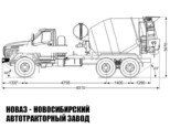 Автобетоносмеситель Tigarbo объёмом 5 м³ на базе Урал NEXT 4320-6951-72 модели 4085 (фото 2)