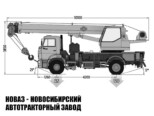 Автокран КС-35719-8А Клинцы грузоподъёмностью 16 тонн на базе КАМАЗ 53605 (фото 3)