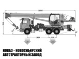 Автокран КС-55729-1К-3 Клинцы грузоподъёмностью 32 тонны со стрелой 33 м на базе КАМАЗ 65115 (фото 2)