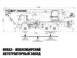 Автокран КС-55729-5В-3 Галичанин грузоподъёмностью 32 тонны со стрелой 31 м на базе КАМАЗ 43118 (фото 3)