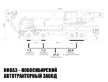 Автокран КС-65713-5 Галичанин грузоподъёмностью 50 тонн со стрелой 34,1 м на базе КАМАЗ 6560 (фото 3)