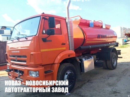 Автотопливозаправщик АТЗ-10 объёмом 10 м³ с 2 секциями на базе КАМАЗ 53605-773950-48