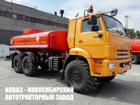 Автотопливозаправщик объёмом 12 м³ с 1 секцией на базе КАМАЗ 43118 модели 7704 (фото 1)
