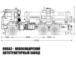 Автотопливозаправщик объёмом 12 м³ с 1 секцией на базе КАМАЗ 43118 модели 7704 (фото 2)
