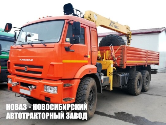 Бортовой автомобиль КАМАЗ 43118 с манипулятором Soosan SCS736LII до 7 тонн (фото 1)