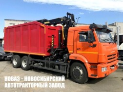 Ломовоз 659004-0042035-23 с манипулятором ВЕЛМАШ VM10L74M до 3,1 тонны на базе КАМАЗ 65115-3094-48 с доставкой по всей России