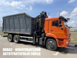 Ломовоз 780877 с манипулятором ВЕЛМАШ VM10L74M до 3,1 тонны на базе КАМАЗ 65115-3094-48 с доставкой по всей России