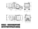 Мусоровоз ГАЗ САЗ 3901-11 объёмом 9,4 м³ с боковой загрузкой на базе ГАЗон NEXT C41R13 (фото 3)