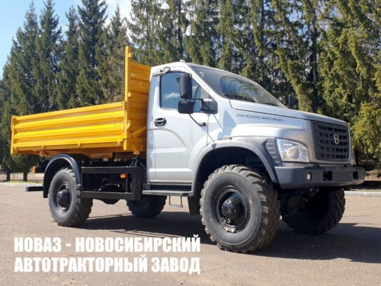 Самосвал ГАЗ-САЗ-25061 грузоподъёмностью 2,5 тонны с кузовом от 5 до 10 м³ на базе ГАЗ Садко NEXT C41A23 (фото 1)