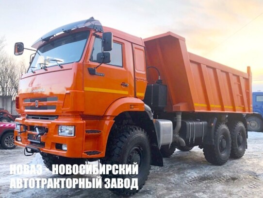 Самосвал КАМАЗ 65222-26012-53 грузоподъёмностью 19,6 тонны с кузовом 16 м³ (фото 1)