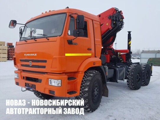 Седельный тягач КАМАЗ 43118 с манипулятором INMAN IM 150N до 6,1 тонны модели 3750 (фото 1)