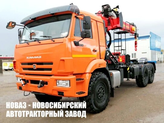 Седельный тягач КАМАЗ 43118 с манипулятором INMAN IT 150 до 7,1 тонны модели 5326 (фото 1)