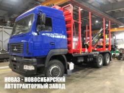 Лесовоз МАЗ 6312C9 с манипулятором ВЕЛМАШ VM10L86 до 2,9 тонны