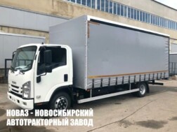 Тентованный грузовик ISUZU NPR75LM грузоподъёмностью 3,3 тонны с кузовом 6500х2550х2500 мм с доставкой в Белгород и Белгородскую область