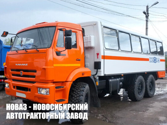 Вахтовый автобус НЕФАЗ 4208-011-66 вместимостью 22 места на базе КАМАЗ 5350