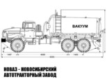 Ассенизатор объёмом 10 м³ на базе Урал 4320-1912-40 модели 8830 (фото 3)