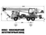 Автокран КС-55713-1К-4B Клинцы грузоподъёмностью 25 тонн со стрелой 31 м на базе КАМАЗ 65115 (фото 3)
