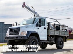 Бортовой автомобиль ГАЗ Садко NEXT C41A23 с краном‑манипулятором БКМ‑317A до 2 тонн с буром