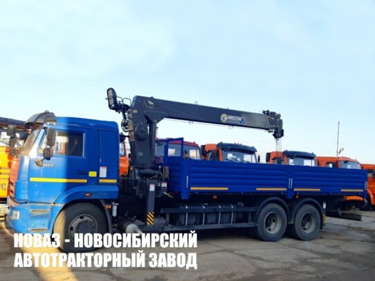 Бортовой автомобиль КАМАЗ 65117 с манипулятором Horyong HRS206 до 8 тонн (фото 1)