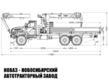 Бортовой автомобиль Урал NEXT 4320 с манипулятором INMAN IT 150 до 7,1 тонны модели 8919 (фото 2)