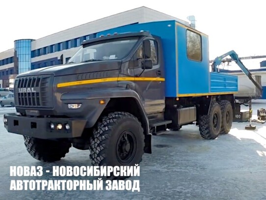 Грузопассажирский автомобиль Урал NEXT 4320 с манипулятором INMAN IM 25 модели 8095 (фото 1)