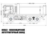 Самосвал Shacman SX32586V385 X3000 грузоподъёмностью 14 тонн с кузовом 20 м³ модели 8922 (фото 3)