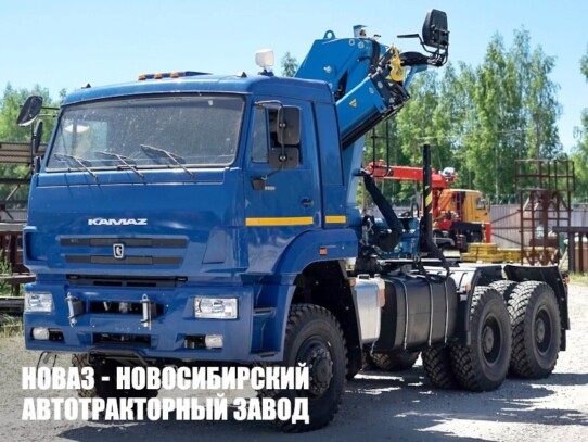 Седельный тягач КАМАЗ 65221 с манипулятором INMAN IM 95 до 4 тонн модели 2900 (фото 1)