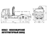 Седельный тягач КАМАЗ 65221 с манипулятором INMAN IM 95 до 4 тонн модели 2900 (фото 2)