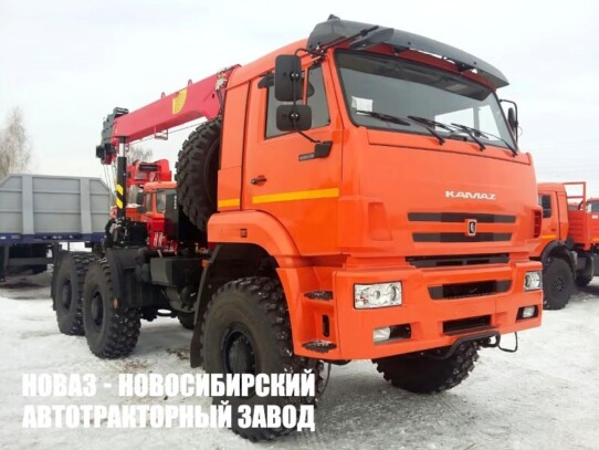 Седельный тягач КАМАЗ 65224 с манипулятором INMAN IT 150 до 7,1 тонны модели 8692 (фото 1)