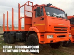 Лесовоз КАМАЗ 43118 грузоподъёмностью платформы 12,8 тонны