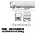 Зерновоз МАЗ 631228 грузоподъёмностью 20,8 тонны с кузовом 36 м³ (фото 2)
