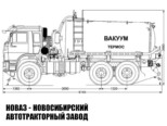 Ассенизатор объёмом 10 м³ на базе КАМАЗ 43118 модели 8941 (фото 2)